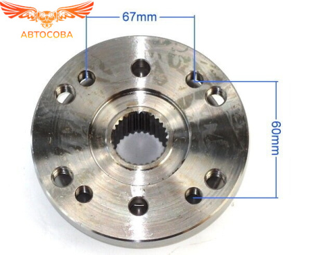 Фланец хвост. редуктора TRANSIT 25шлицов