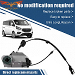 Механизм замка двери кабины Transit 2014- LH BK21-V219A65-DK