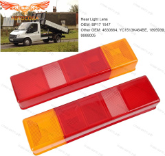 Стекло 2 шт. заднего фонаря для Ford Transit (ШАССИ- Будка) 1986-2013