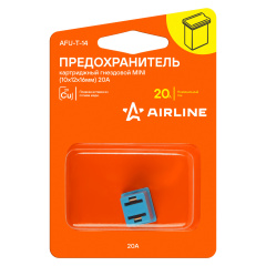 Предохранитель картриджный гнездовой MINI (10x12x16мм) 20А в блистере 1 шт.