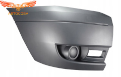 Правая часть переднего бампера без противотуманок Transit  2006-2013