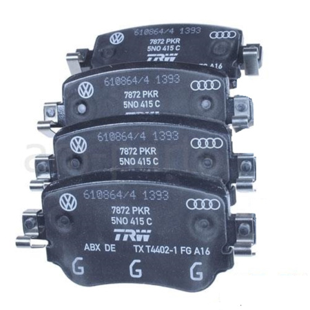 Колодки тормозные задние VW Polo VI 17-> / VW Caddy 15-> / Skoda Octavia III 12-17 / Audi A1 10-18, Q3 11-18