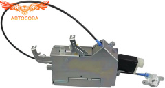 Механизм замка правой выдвижной длинной двери (+ЦЗ) Transit 2001-2014 (YC15B264A00BH) синий-короткий