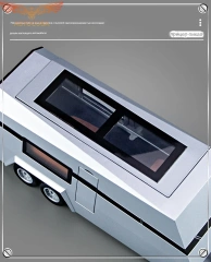 Машина игрушечная коллекционная "Tesla" с пикапом