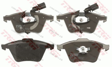 Тормозные колодки дисковые AUDI A4 A6 A8 04- перед.